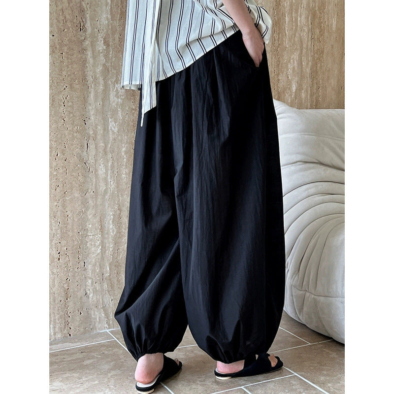 Womens Casual Laid-back Relaxed-fit Pants