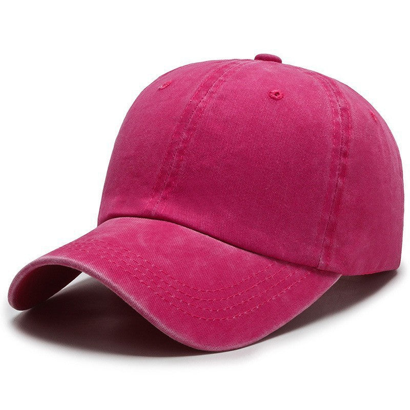 Classic Retro Washed Light Board Baseball Cap Simple All-match