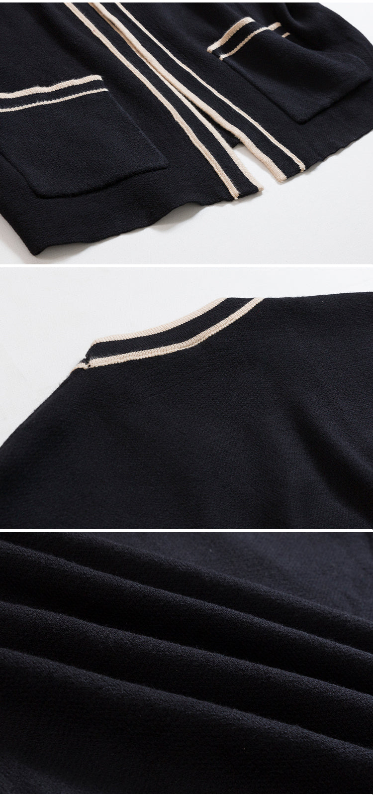 Sweater i koreansk stil løs afslappet trendsweater cardiganjakke