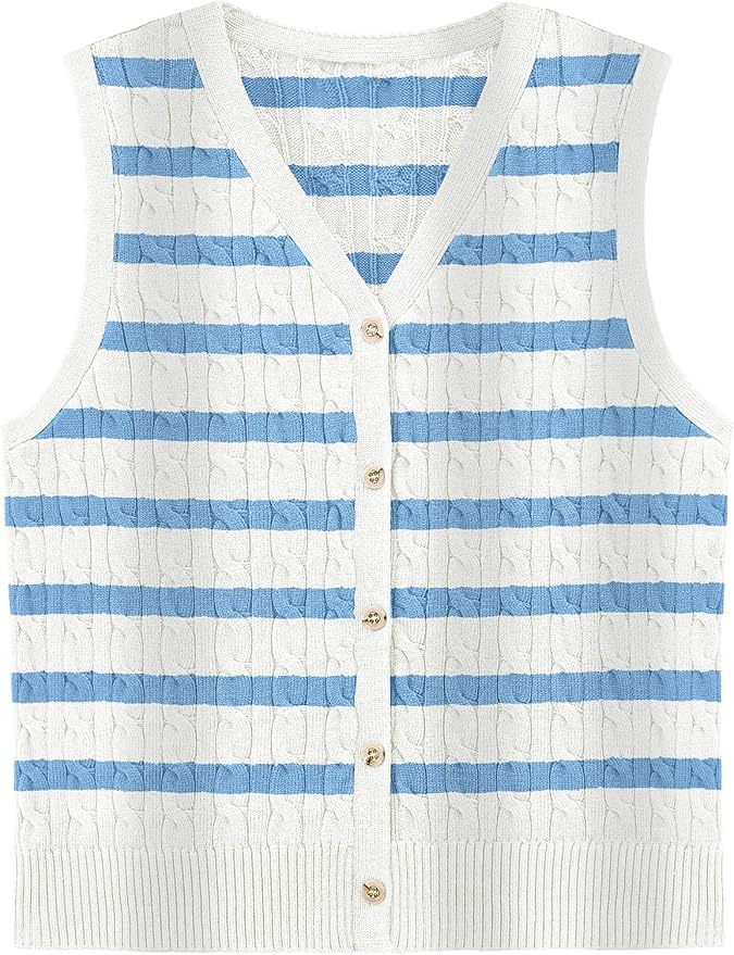 European And American Women's Fashion Sweater Vest Twisted Knitted Short