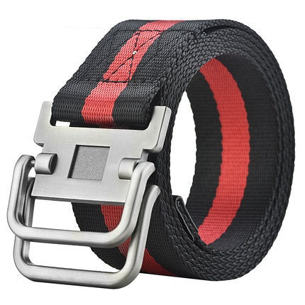 Outdoor Minimalist Trend Youth Casual Canvas Belt