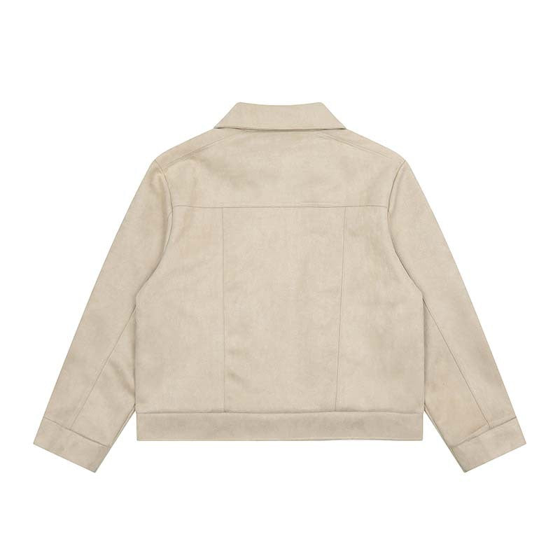 American Vintage Street Lapel Jacket Men Trendy Brands Loose Autumn New Tops