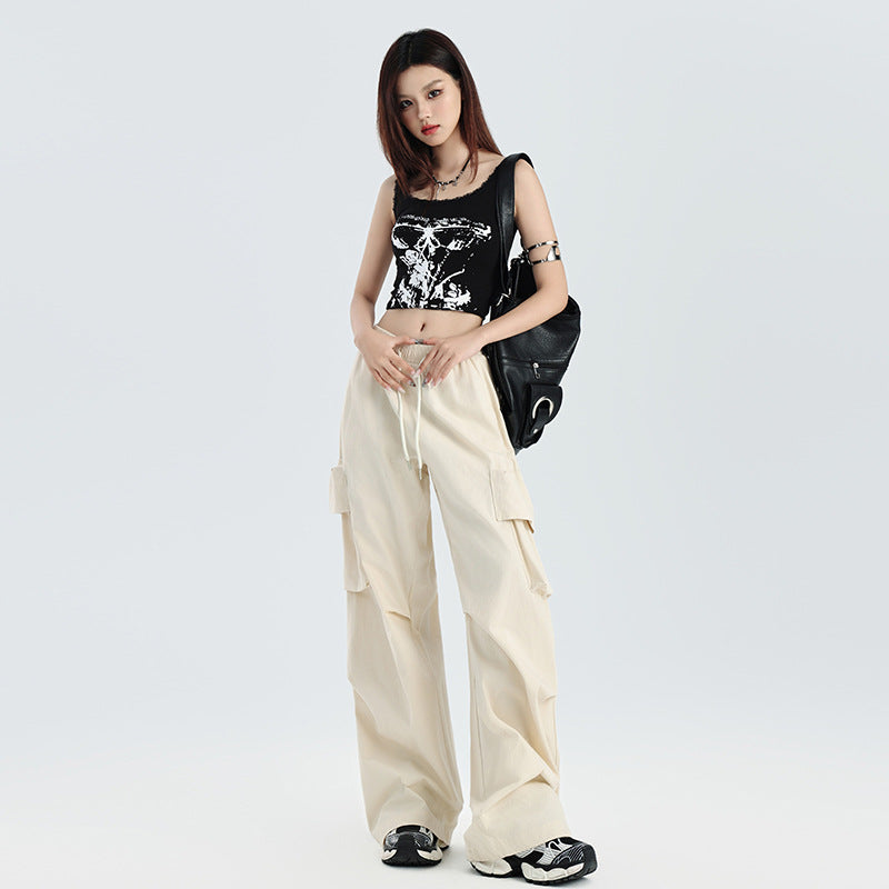 Casual Hip Hop Wide Leg Draping Long Pants