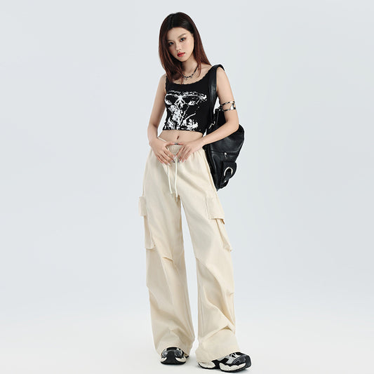 Casual Hip Hop Wide Leg Draping Long Pants