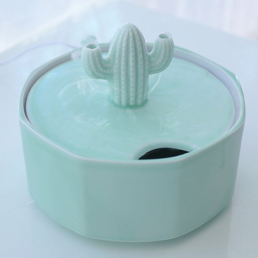 Pet Cat Ceramic Automatic Circulating Electric Active Water Dispenser