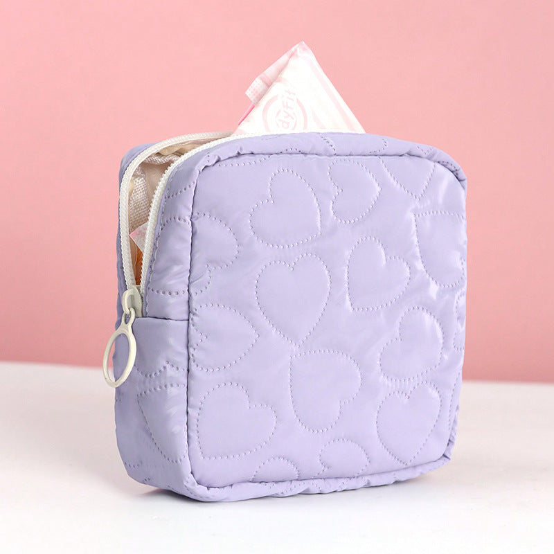 Candy Color Cute Storage Bag Student Portable