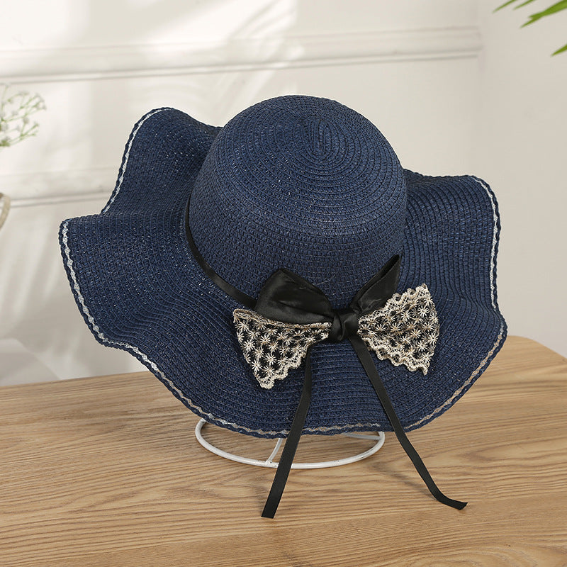 Korean Version Outdoor Wavy Straw Women's Fashion Princess Hat