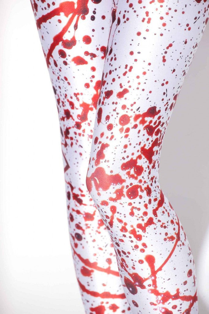 Blue Sky White Clouds And Sea Digital Printing Leggings