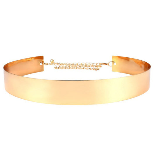 Personalized Simple Metal Mirror Waist Waist Chain