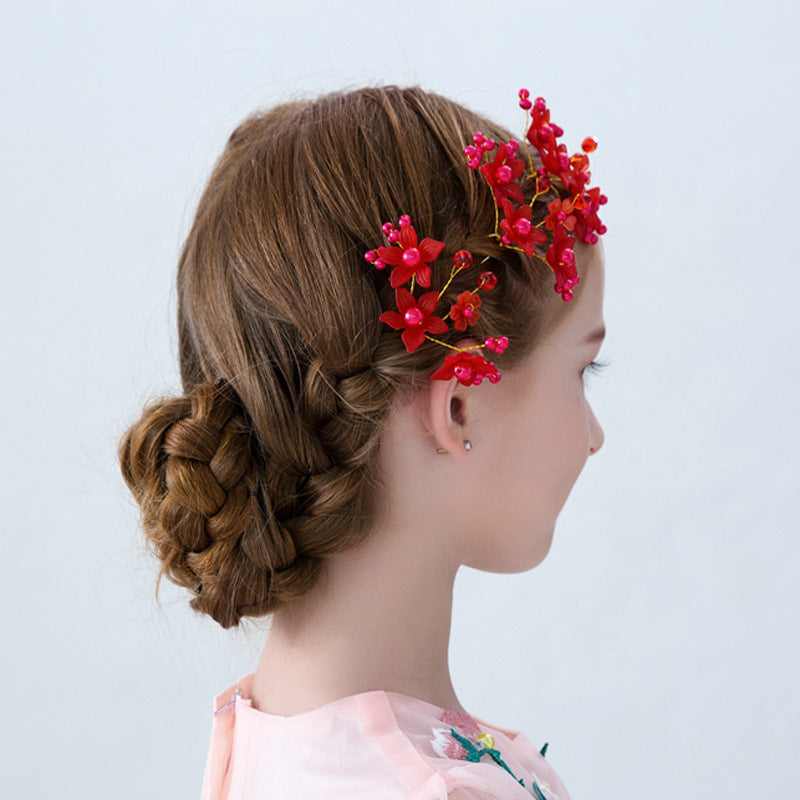 Fashion New Children's Pearl Headdress