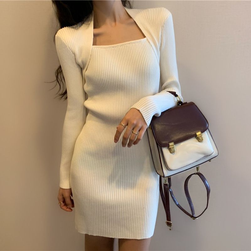 Women's Sexy Fashionable Slim-fit Knitted Dress