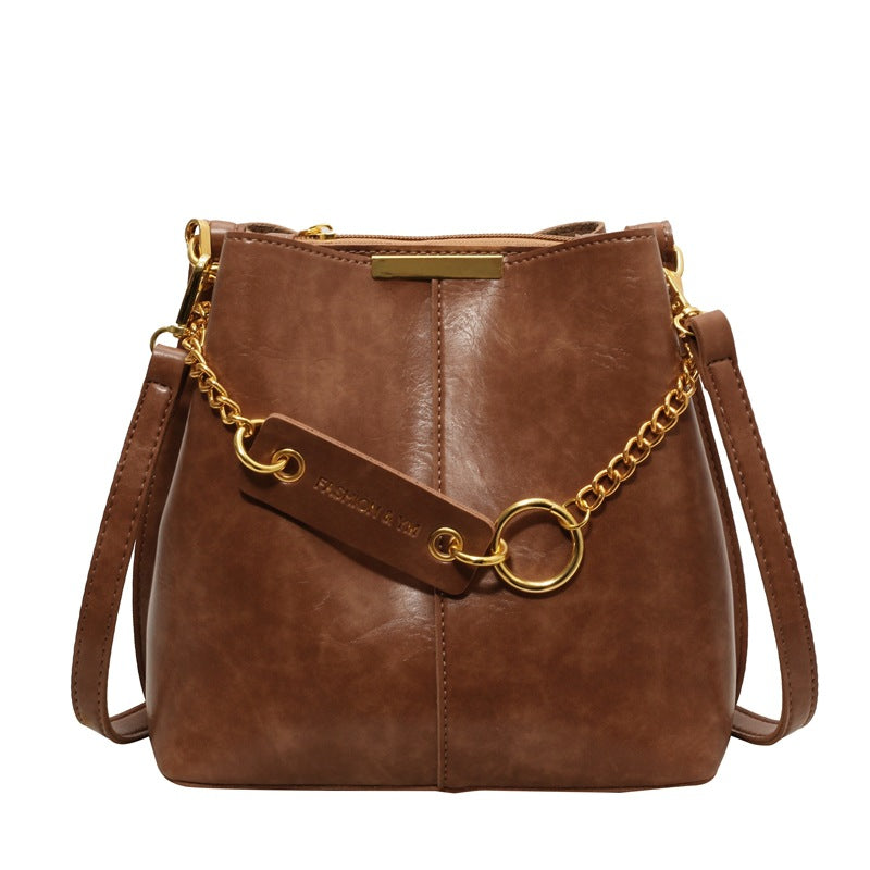 Large Capacity Shoulder Bag Wide Shoulder Strap Crossbody