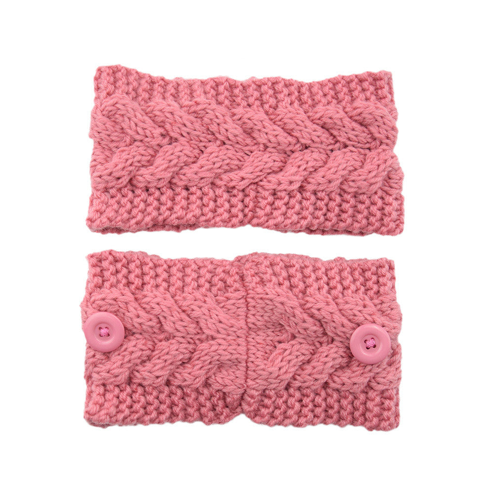 Knitted twist headband