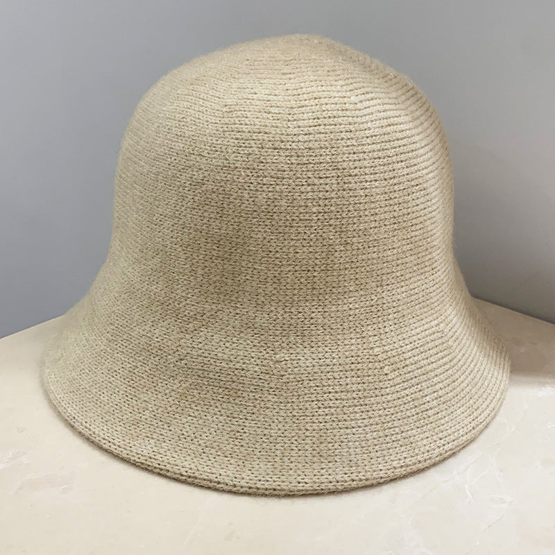 Women's Fashionable And Versatile Wool Knitted Fisherman's Hat