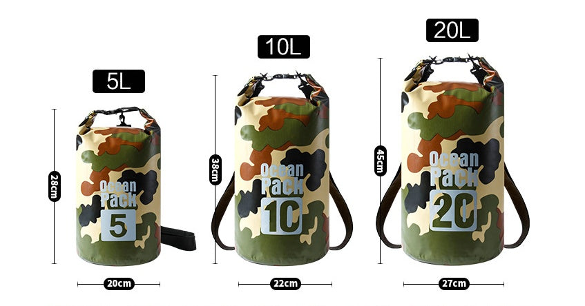PVC mesh cloth waterproof bucket bag