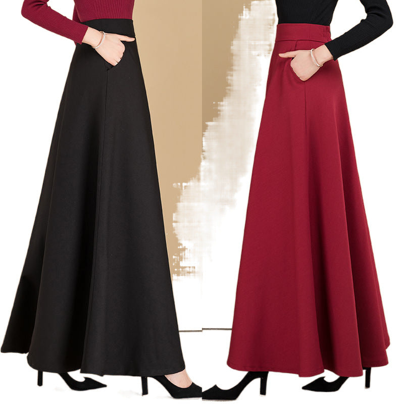 High-grade Fashionable Long Ankle Skirt