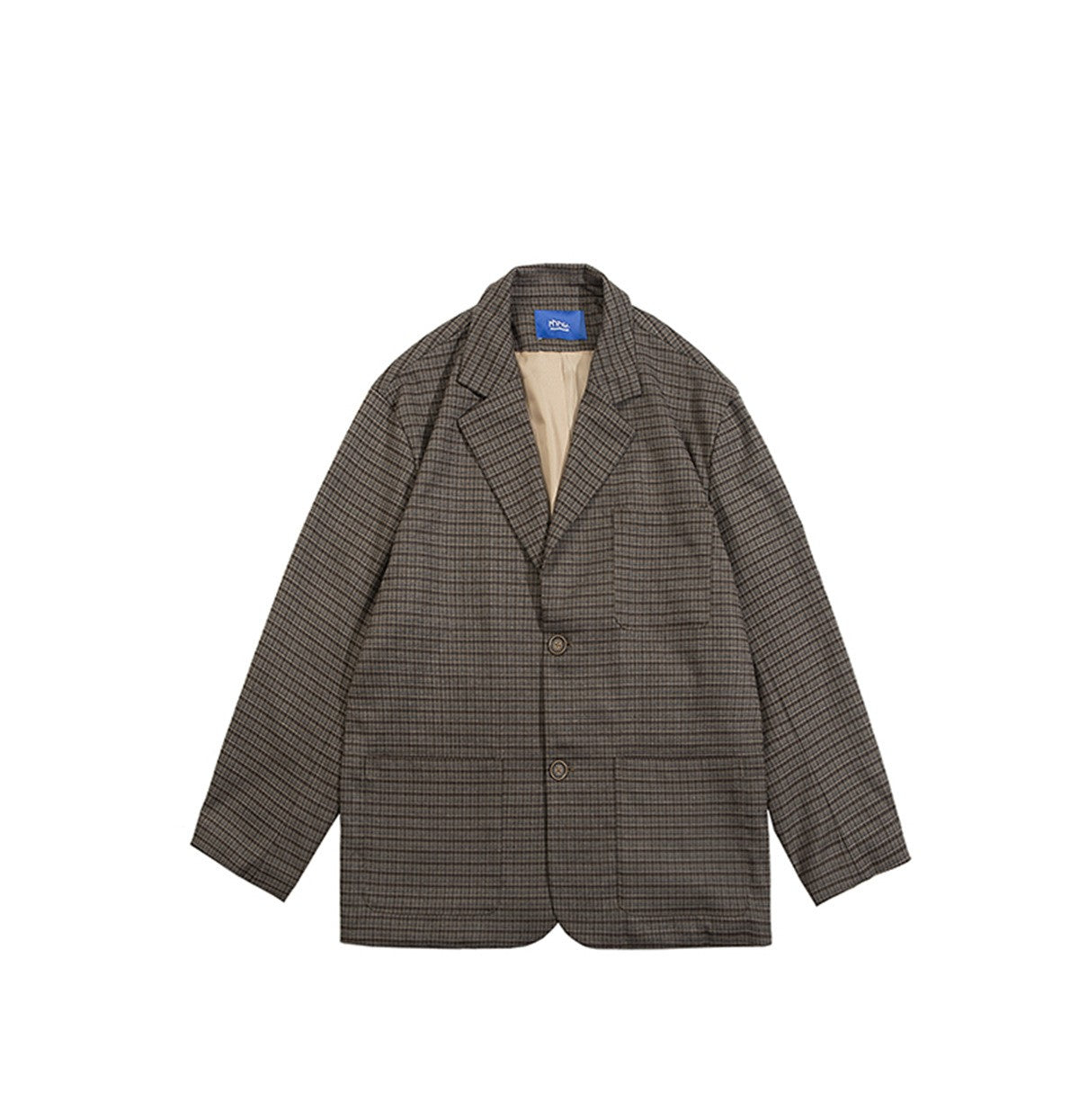 College Style Fine Plaid Suit