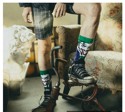 Retro Male Hip-hop Spring And Autumn Long Tube Street British Socks