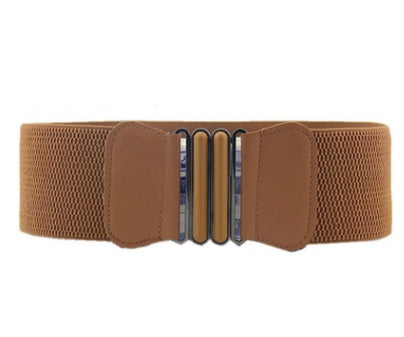 Fashion explosion Korean version of the ultra-tight tight waist seal ladies wide belt