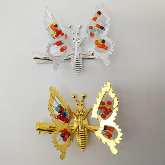 Retro 9 Moving Butterfly Women's Hairpin