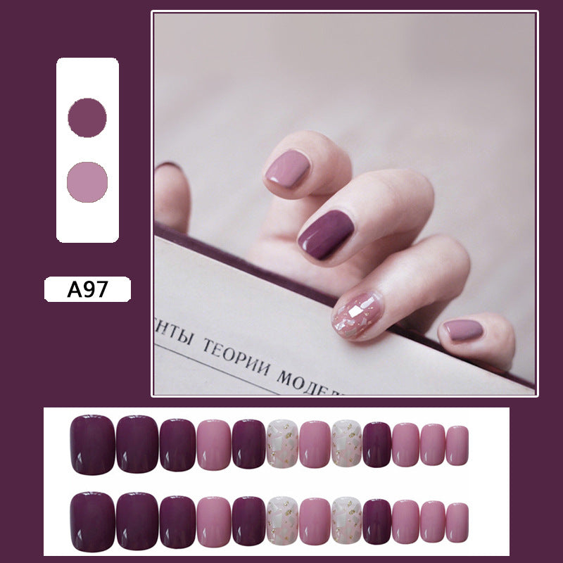 Wearable fake nail patch