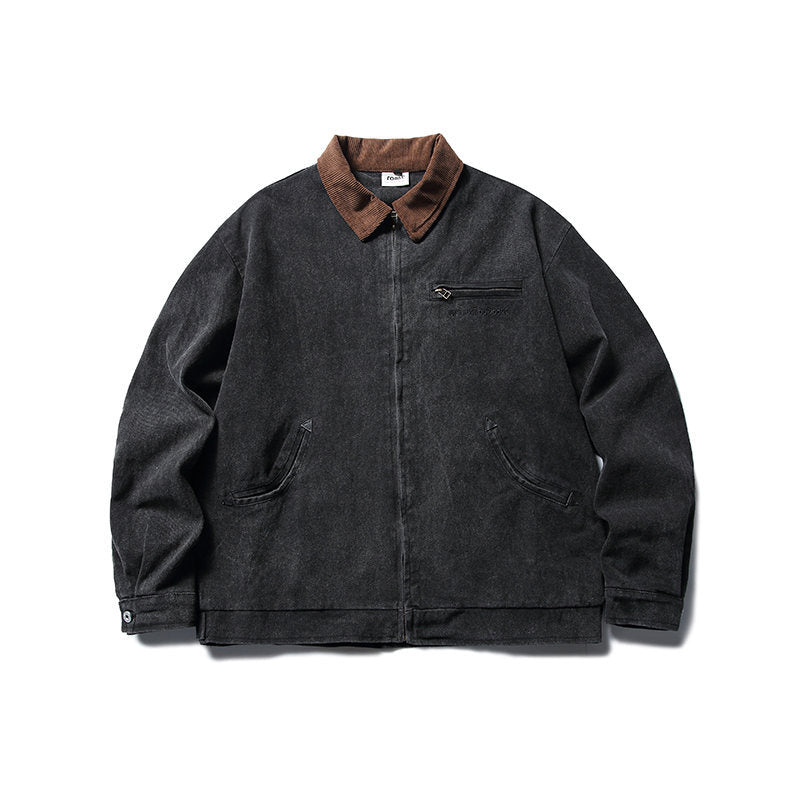 Retro Fashion And Personalized Lapel Men's Jacket