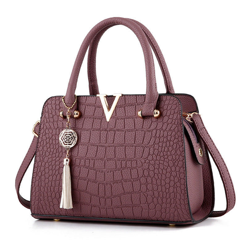 new one-shoulder women's bag one generation hair Europe and the United States fashion pu women's bagpattern ladies handbag