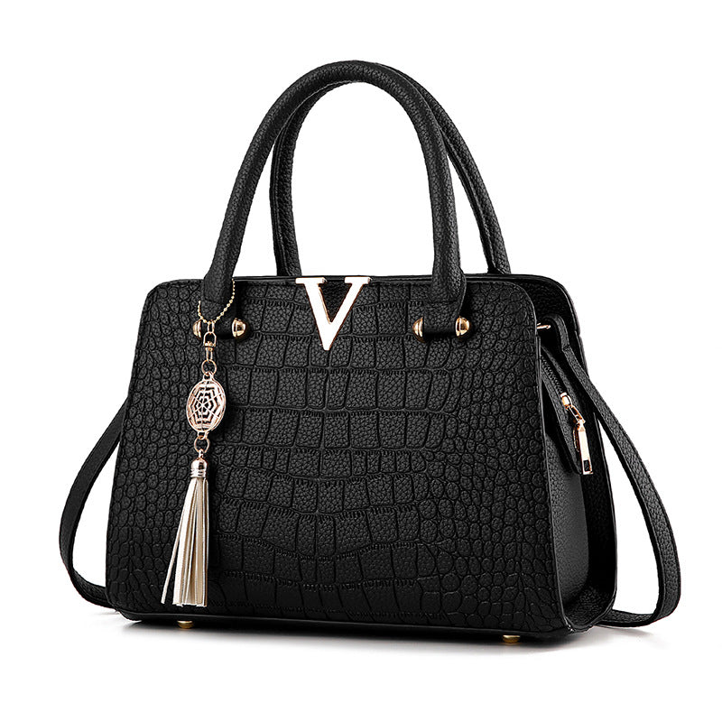 new one-shoulder women's bag one generation hair Europe and the United States fashion pu women's bagpattern ladies handbag