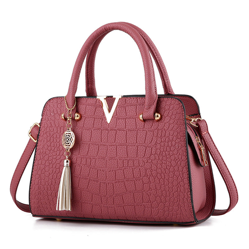 new one-shoulder women's bag one generation hair Europe and the United States fashion pu women's bagpattern ladies handbag