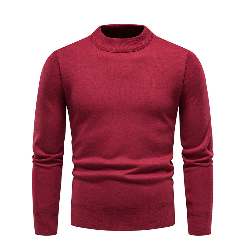 Fleecforet tyk sweater til mænd