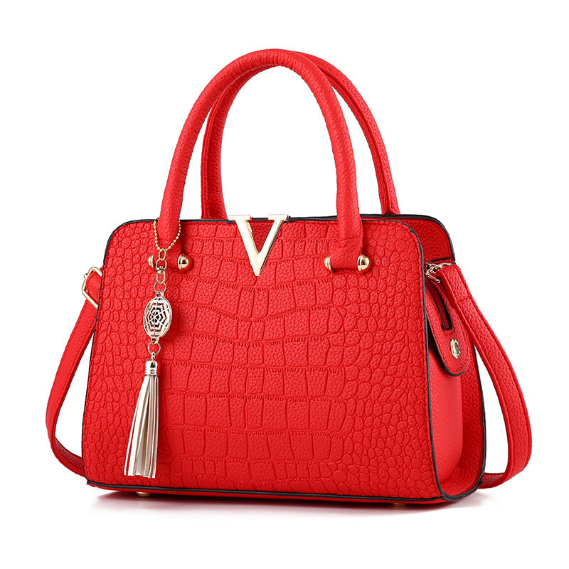 new one-shoulder women's bag one generation hair Europe and the United States fashion pu women's bagpattern ladies handbag
