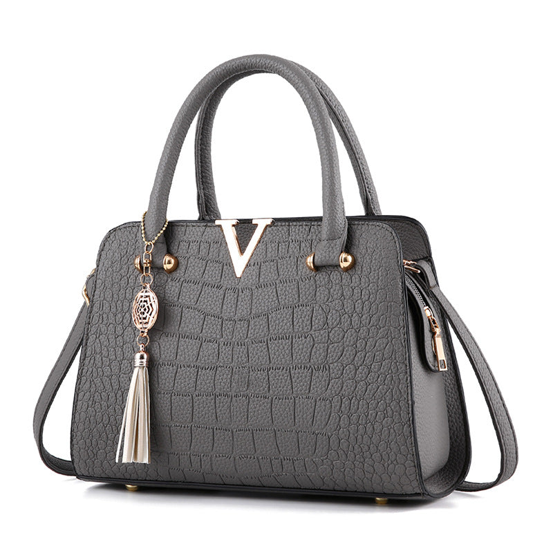 new one-shoulder women's bag one generation hair Europe and the United States fashion pu women's bagpattern ladies handbag