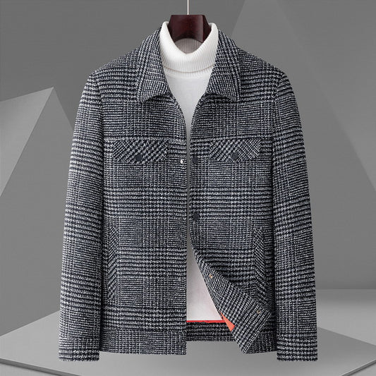 Autumn New Men's Youth Fashion Casual Lapel Jacket