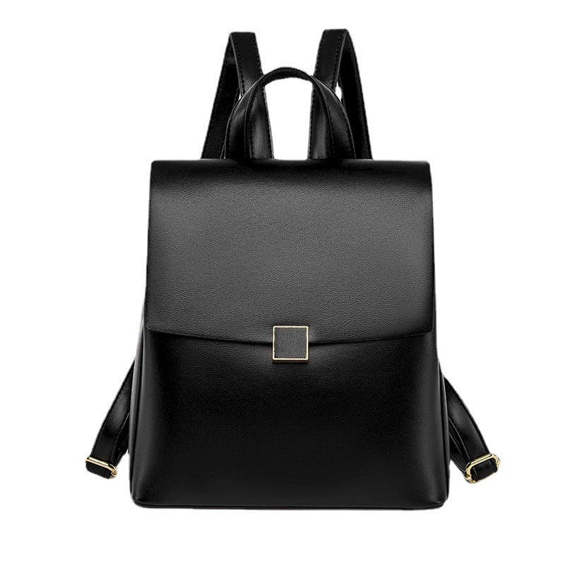 Soft Leather All-match Student Fashion Travel Bag