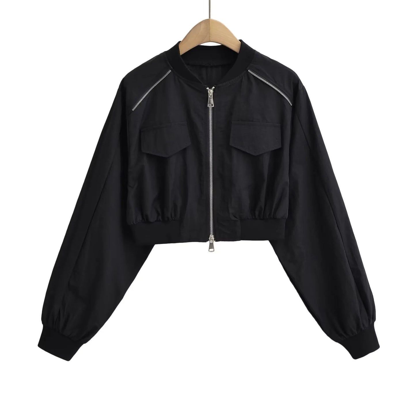Short American-style Vintage Workwear Jacket
