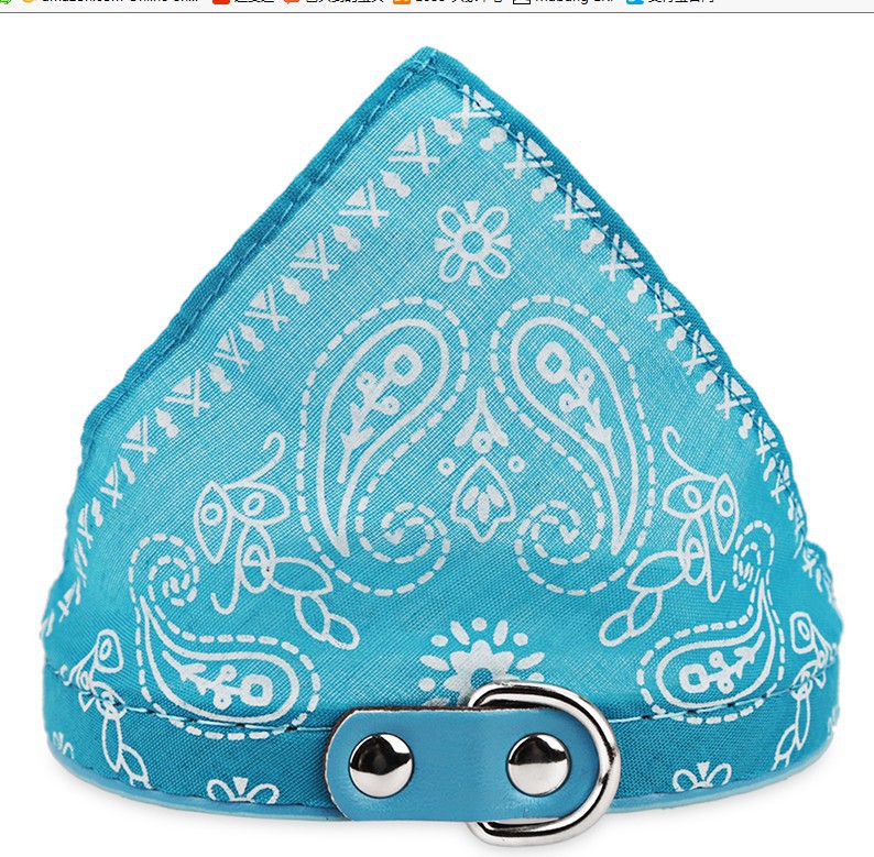Dog collar Triangle saliva towel