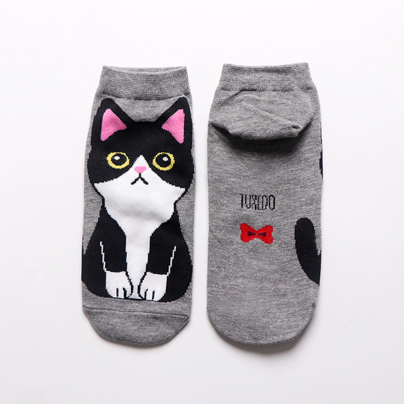 Breathable cotton socks