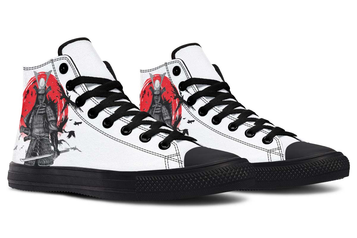 Men's And Women's Fashion Color Printing High-top Canvas Shoes