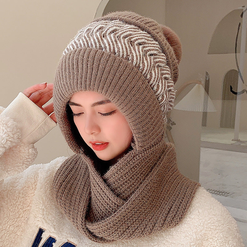 Women's All Match Woolen Scarf Hat
