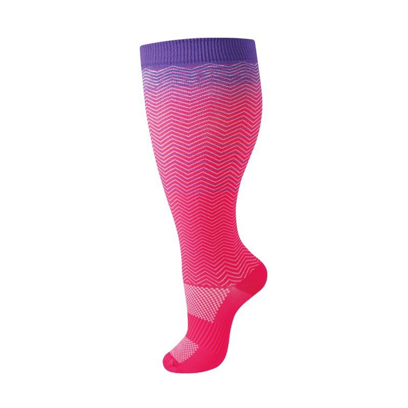 Plus-sized Sports High Elastic Plus-sized Long Tube Sports Calf Socks