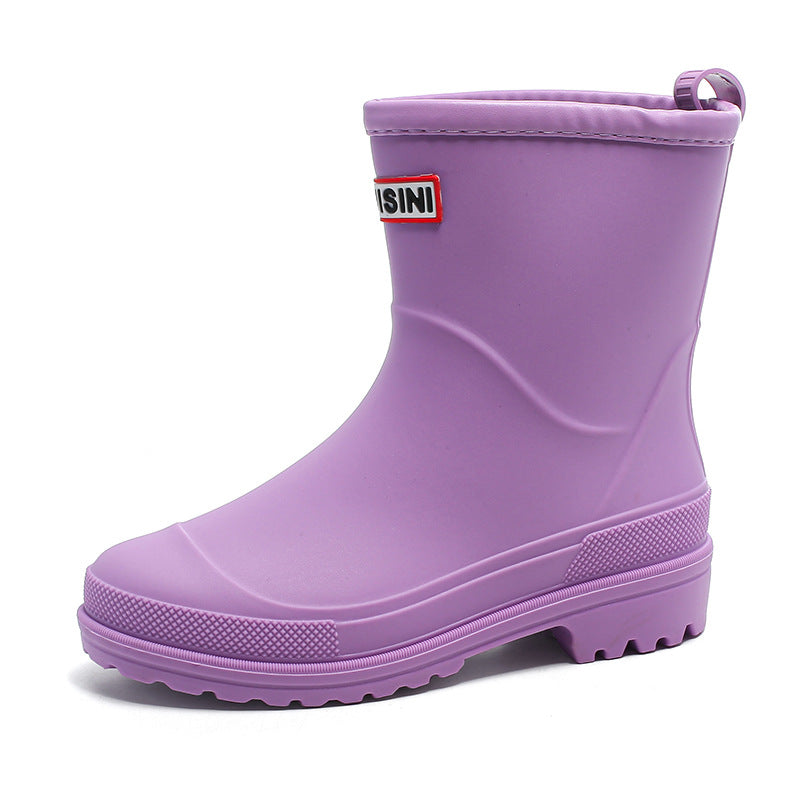 Fashion Korean Women's Fashion Short And Mid-calf Length Rain Shoes