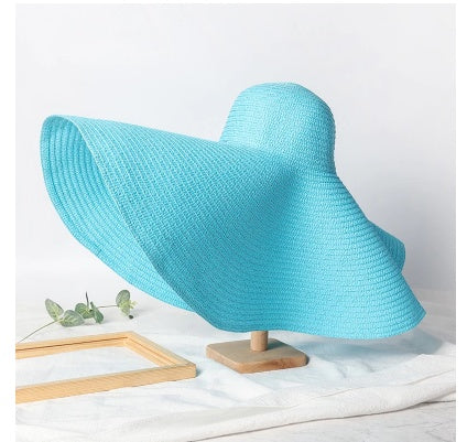 Women's Casual Large Brim Light Board Sunshade Hat