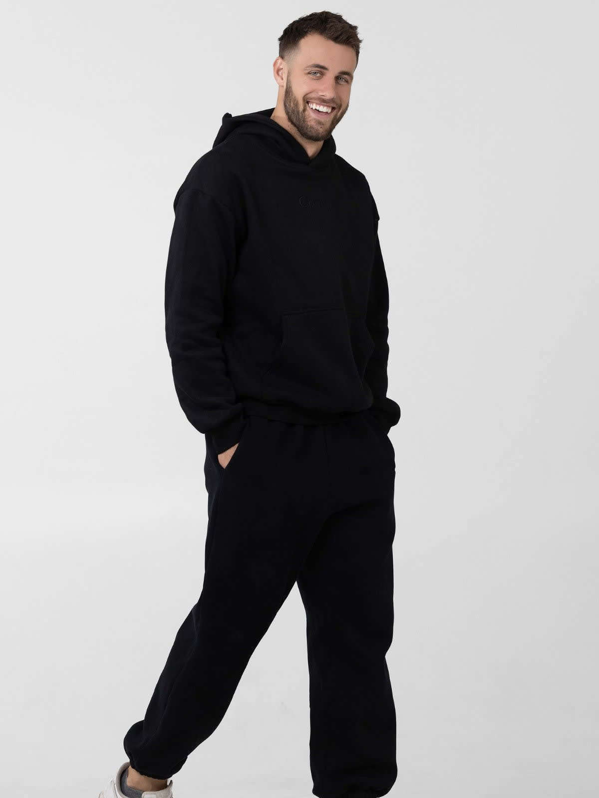 Couples Hoodie And Casual Loose Sweatpants Set