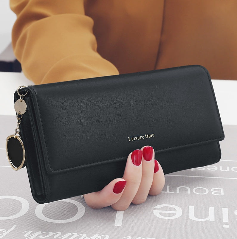 Lady holding wallet