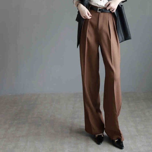 Suit Pants Women's Slim Wide-leg Pants Mopping Floor Straight-leg Trousers