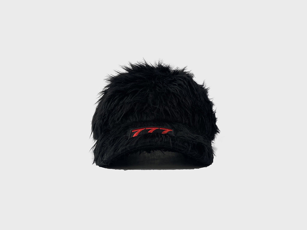 Plush Baseball Cap Women's Warm And Fashionable