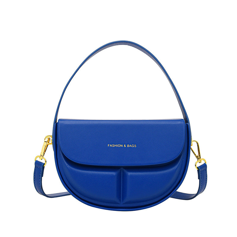 Advanced Texture Candy-colored One-shoulder Crossbody Handbag