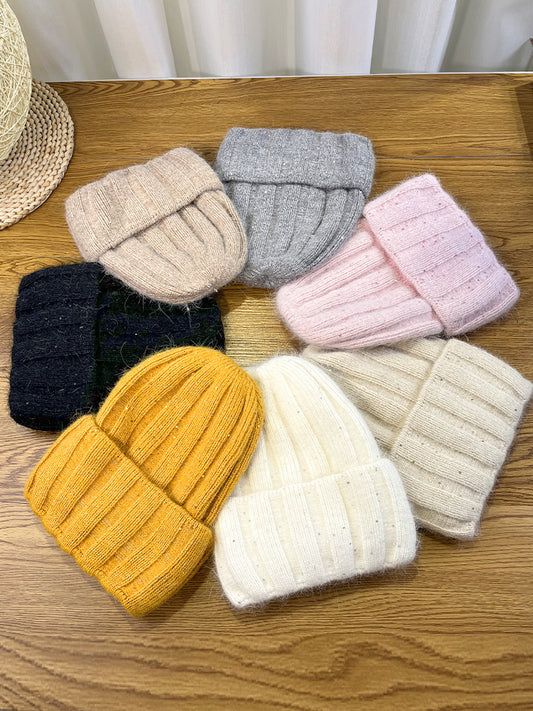 Woolen Korean Version Versatile Melon Skin Hat