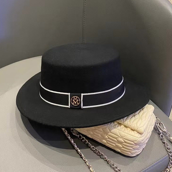 Retro flad tophat filthat til kvinder