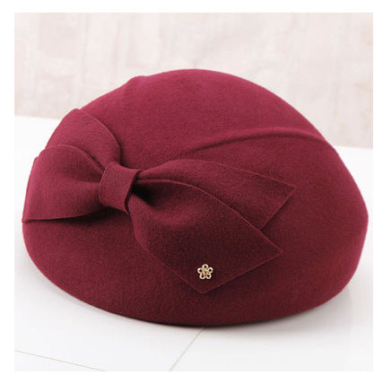 Woolen Beret British Retro Casual Woolen Hat